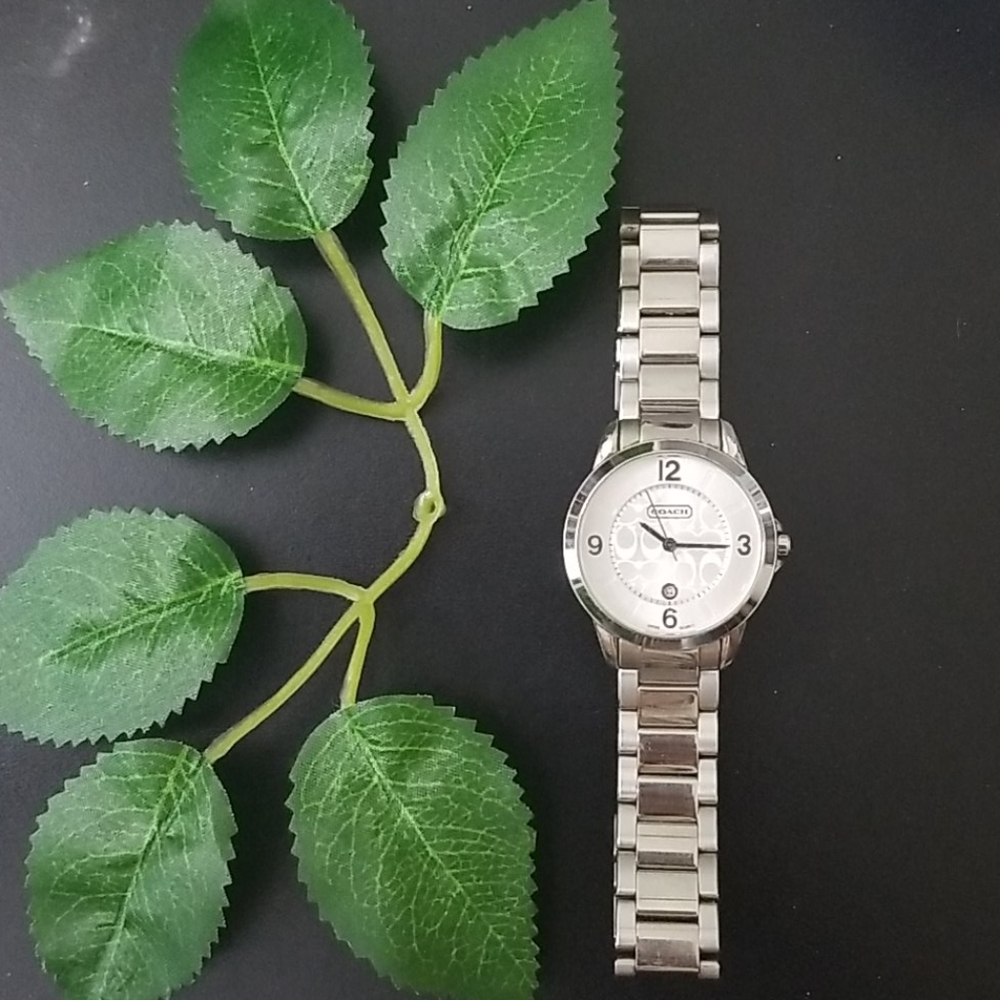 💎 Coach Watch - Silver with Stainless Steel Face